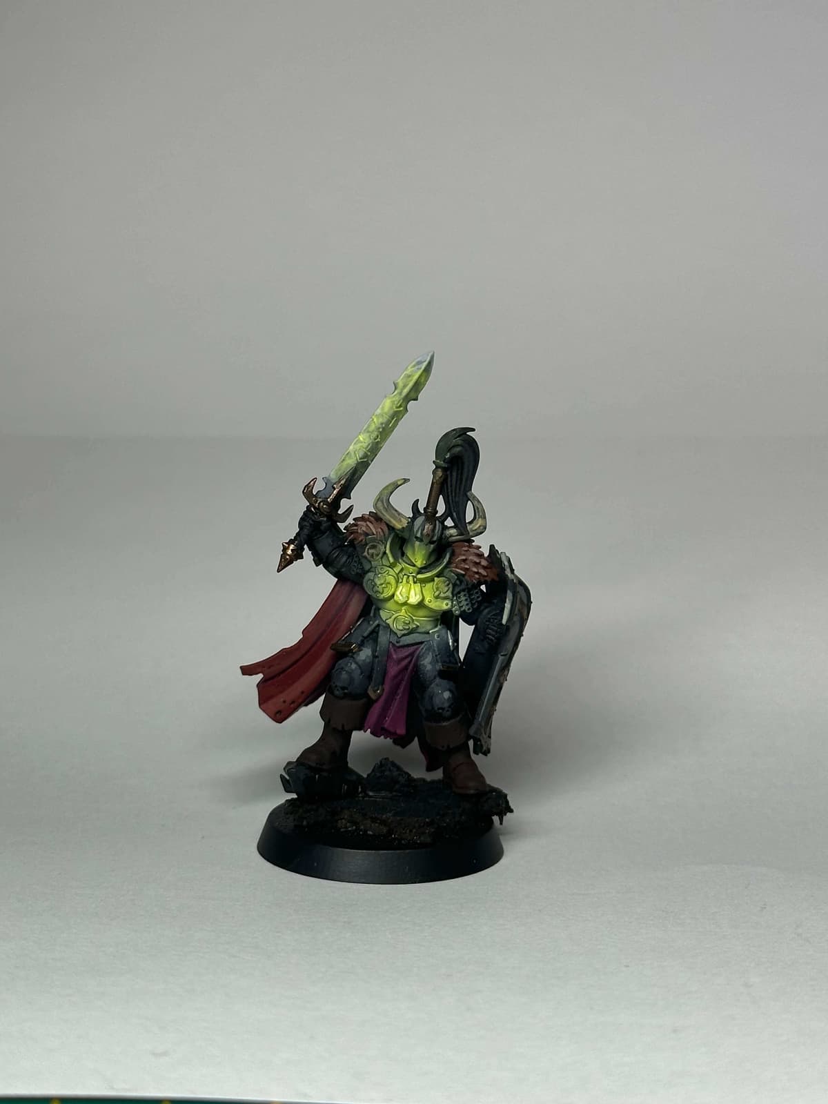 Chaos warrior with sword in the air
